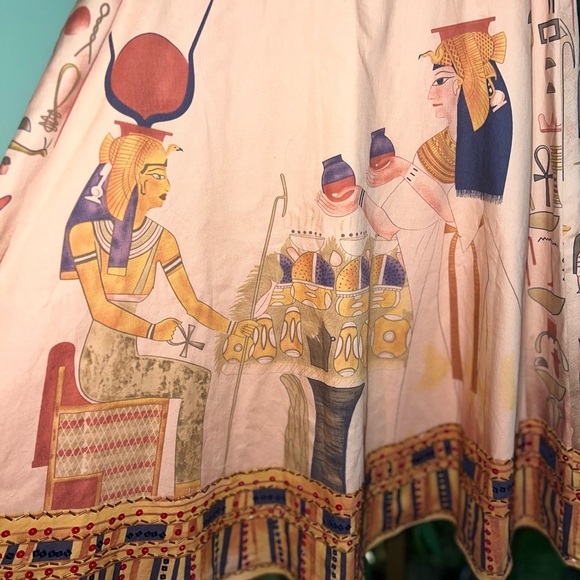 LAPIS Egyptian A-Line Beaded and Sequined Skirt Size Small - Picture 2 of 7